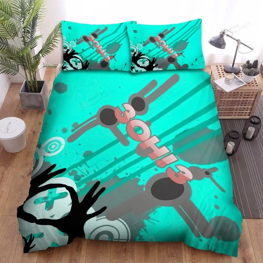 3Oh!3 Wallpaper Art 2 Bed Sheets Spread Comforter Duvet Cover Bedding Sets