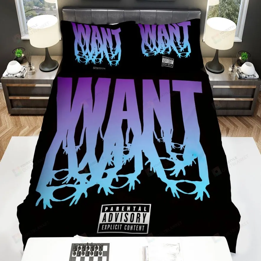 3Oh!3 Want Bed Sheets Spread Comforter Duvet Cover Bedding Sets