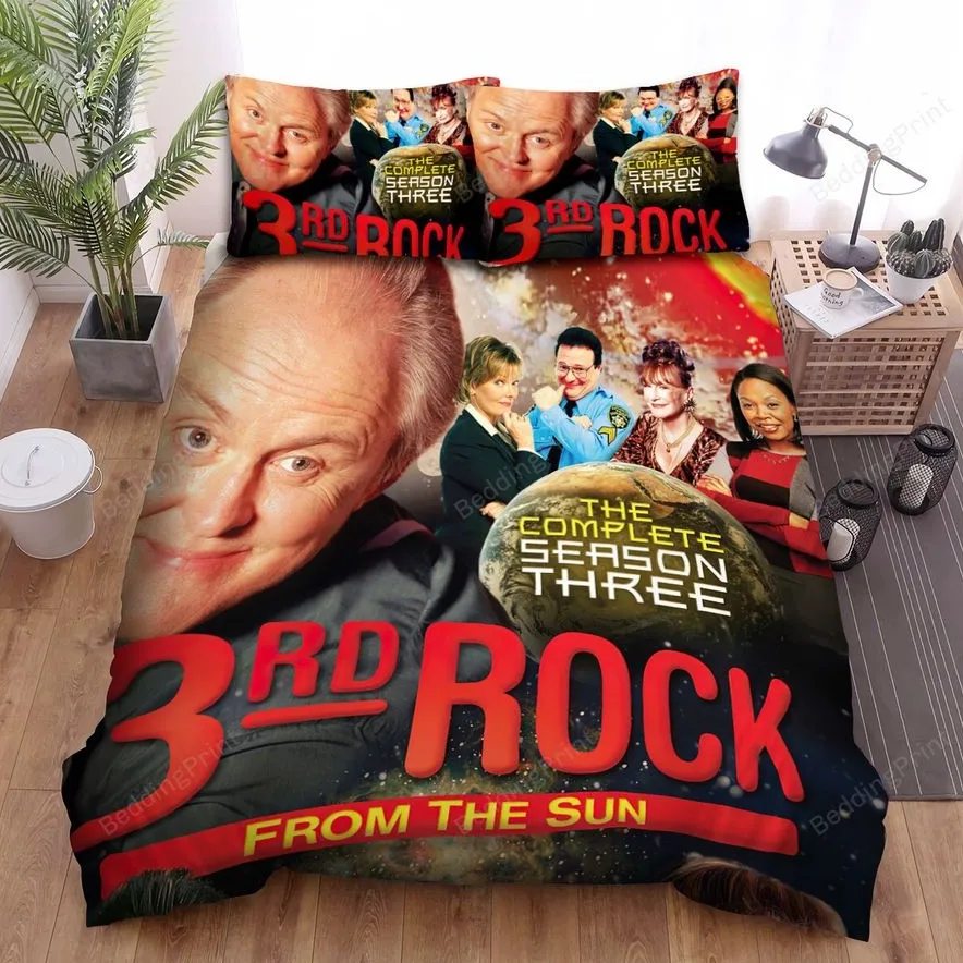3Rd Rock From The Sun Dick Solomon Poster Bed Sheets Spread Comforter Duvet Cover Bedding Sets