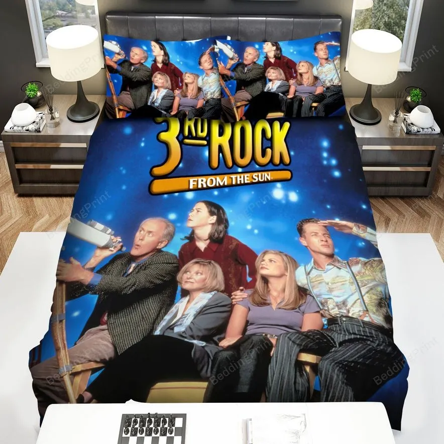 3Rd Rock From The Sun Movie Poster 2 Bed Sheets Spread Comforter Duvet Cover Bedding Sets