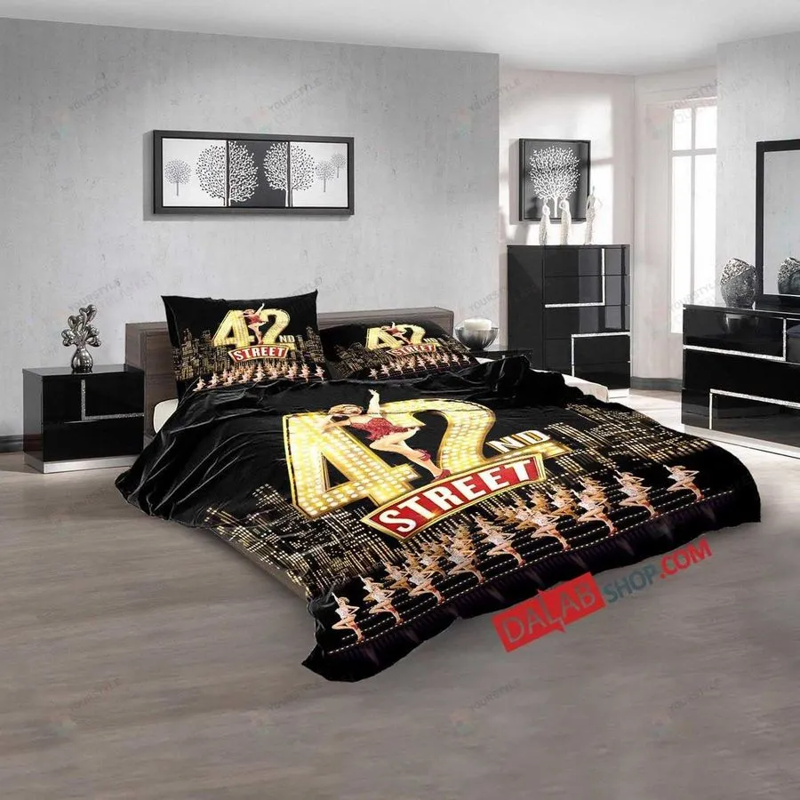 42Nd Street Broadway Show D 3D Customized Duvet Cover Bedroom Sets Bedding Sets