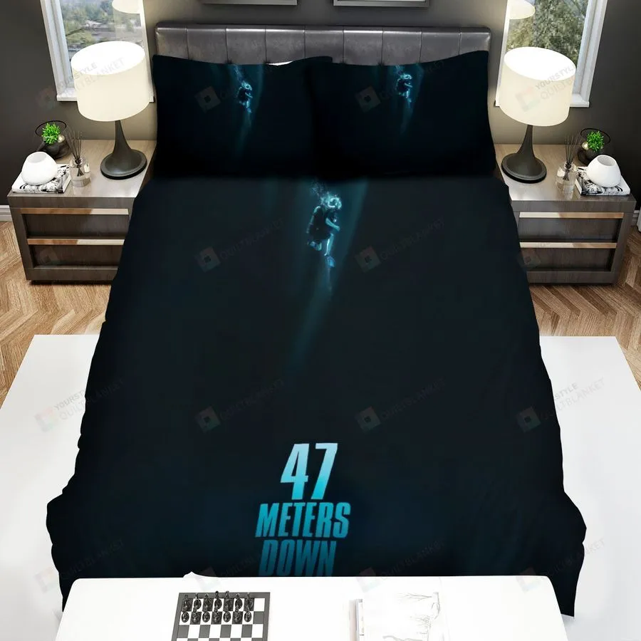 47 Meters Down Movie Poster Bed Sheets Spread Comforter Duvet Cover Bedding Sets Ver 2