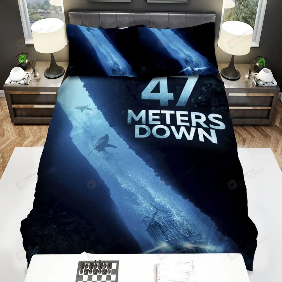 47 Meters Down Movie Poster Bed Sheets Spread Comforter Duvet Cover Bedding Sets Ver 4