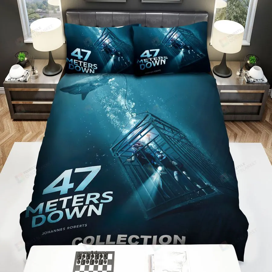 47 Meters Down Movie Poster Bed Sheets Spread Comforter Duvet Cover Bedding Sets Ver 6