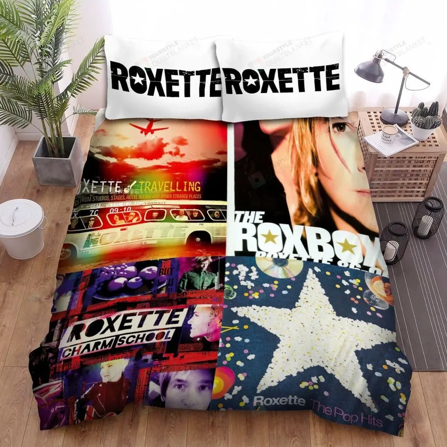 4In1 Album Cover Photo 2 Roxette Bed Sheets Spread Comforter Duvet Cover Bedding Sets