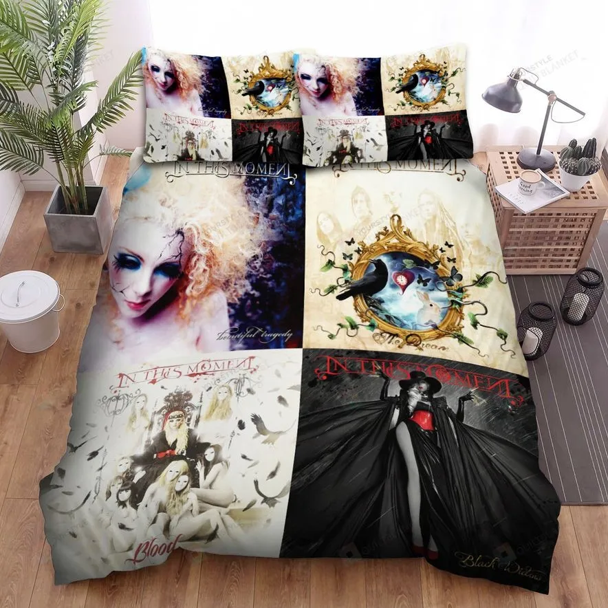 4In1 Album Cover Photo In This Moment Bed Sheets Spread Comforter Duvet Cover Bedding Sets