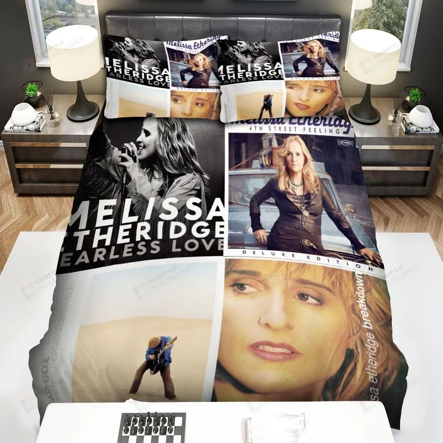 4In1 Album Cover Photo Melissa Etheridge Bed Sheets Spread Comforter Duvet Cover Bedding Sets
