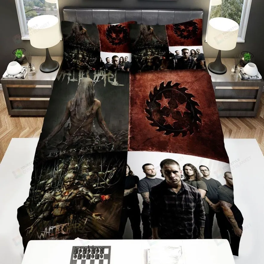 4In1 Album Cover Photo Whitechapel Bed Sheets Spread Comforter Duvet Cover Bedding Sets