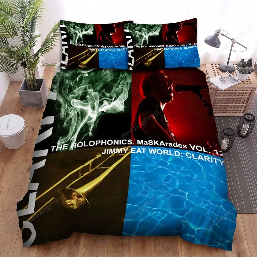 4In1 Album Photo Jimmy Eat World Bed Sheets Spread Comforter Duvet Cover Bedding Sets