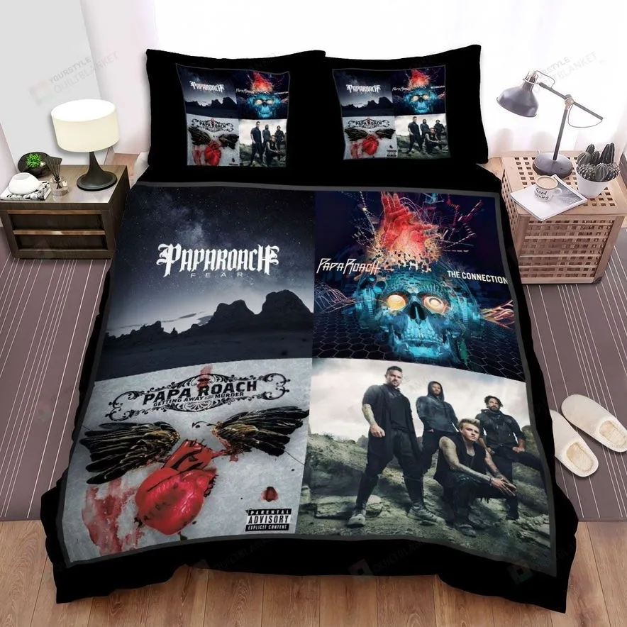 4In1 Album Photo Papa Roach Bed Sheets Spread Comforter Duvet Cover Bedding Sets