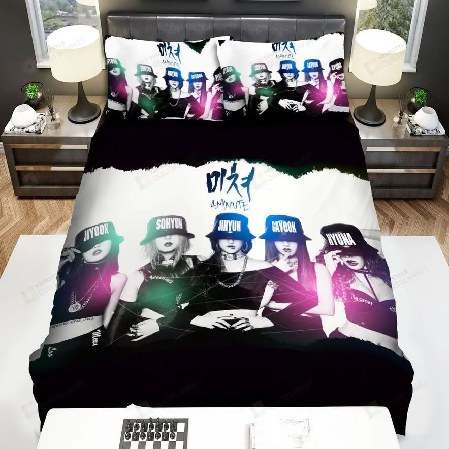 4Minute Crazy Bed Sheets Spread Comforter Duvet Cover Bedding Sets