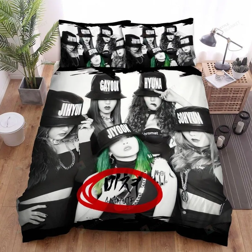 4Minute Crazy Ver5 Bed Sheets Spread Comforter Duvet Cover Bedding Sets
