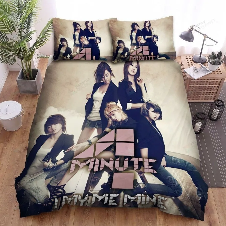 4Minute I My Me Mine Bed Sheets Spread Comforter Duvet Cover Bedding Sets