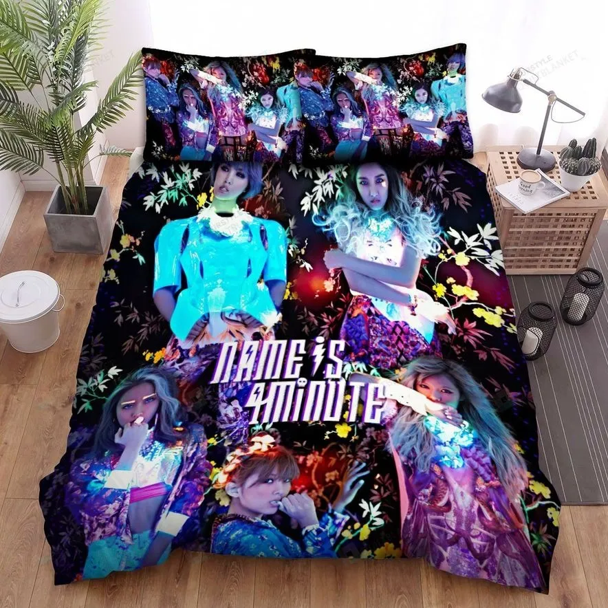 4Minute Name Is 4Minute Bed Sheets Spread Comforter Duvet Cover Bedding Sets