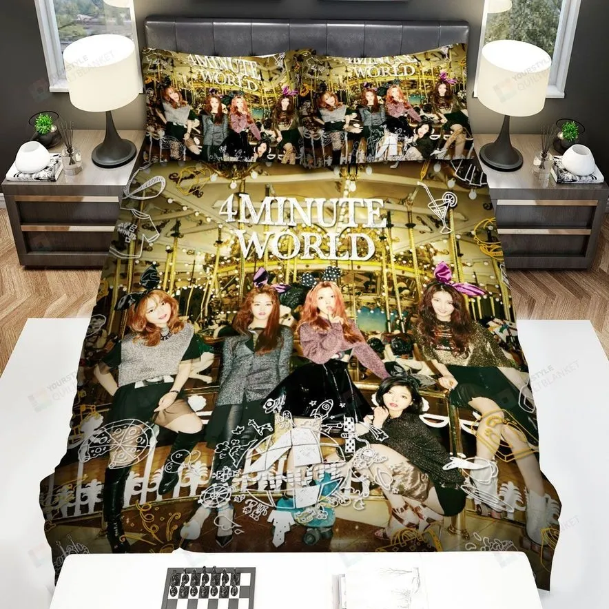 4Minute World Bed Sheets Spread Comforter Duvet Cover Bedding Sets