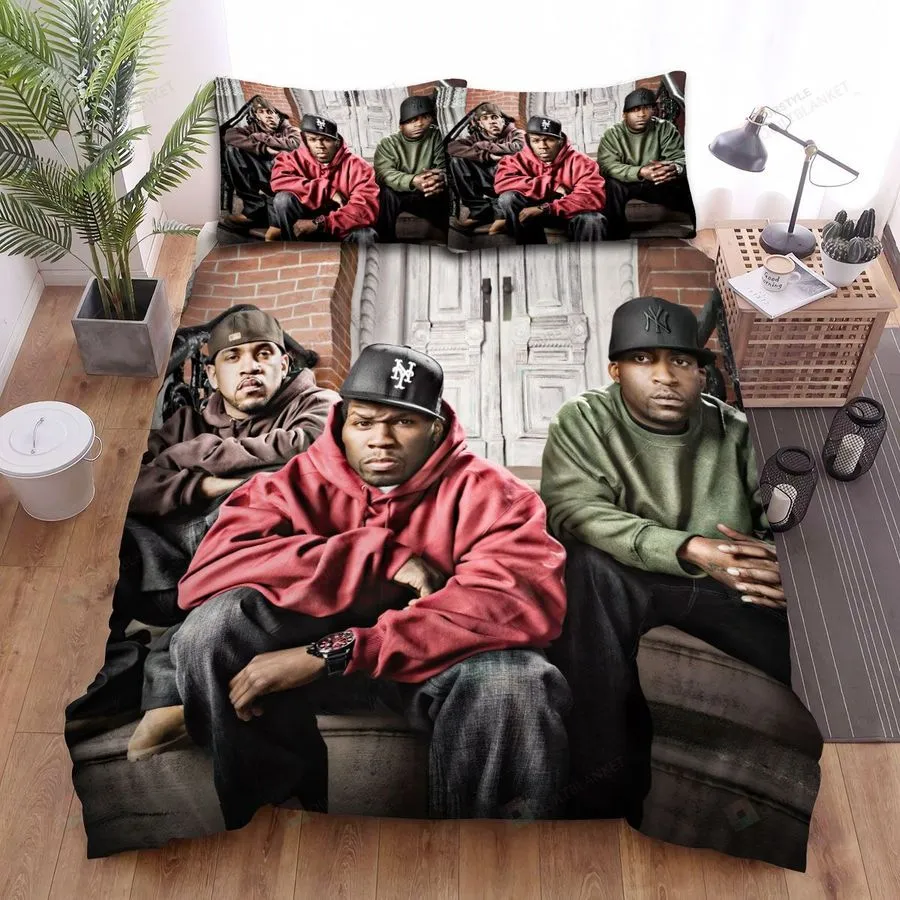 50 Cent G Unit Hoodies Wallpaper Bed Sheets Spread Duvet Cover Bedding Sets