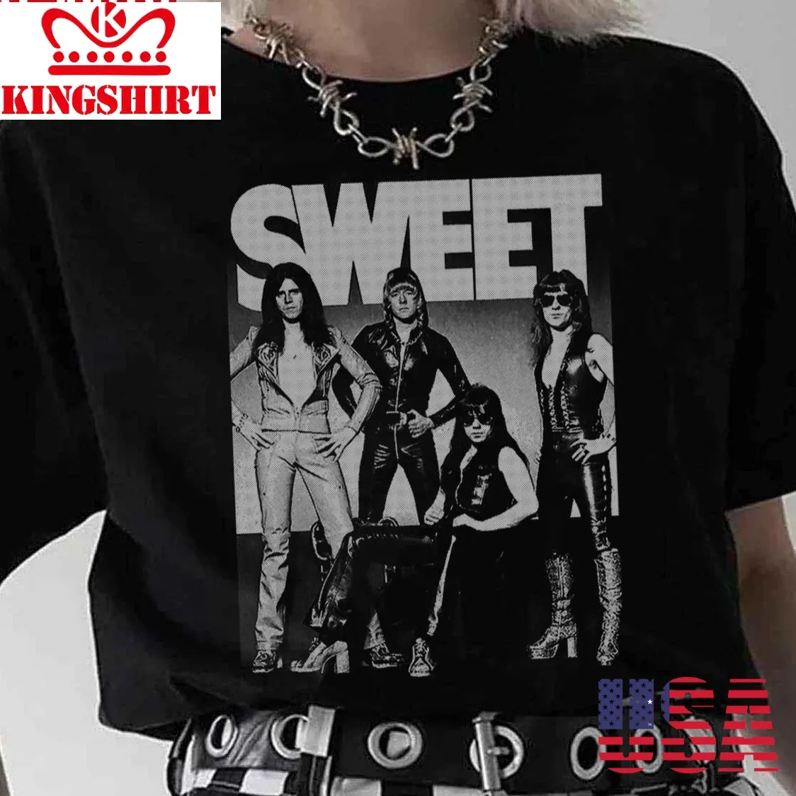 90S Black And White Sweet Unisex T Shirt