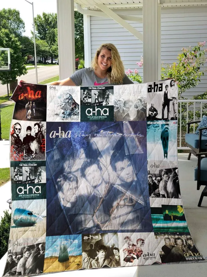 A Ha Albums Quilt Blanket For Fans Ver 17