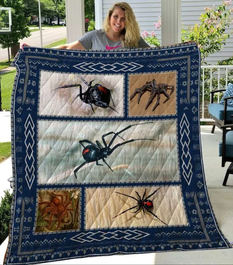A Spider 3D Quilt Blanket