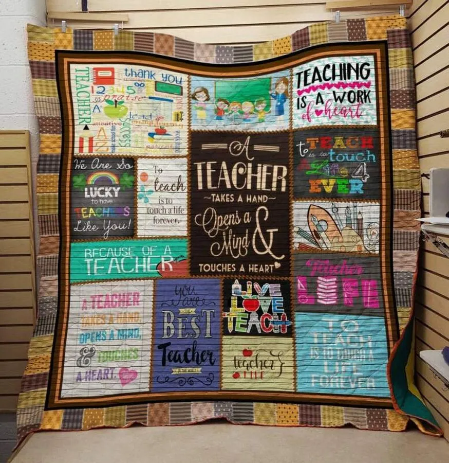 A Teacher Takeshand 3D Customized Quilt Blanket