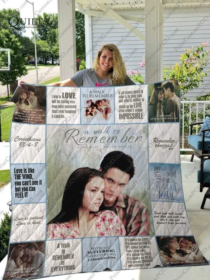 A Walk To Remember 3D Customized Quilt Blanket