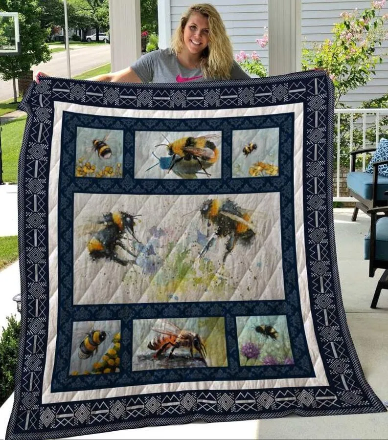 A33 Bees 3D Quilt Blanket