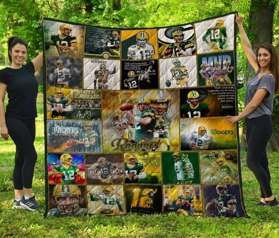 Aaron Rodgers 3D Customized Quilt Blanket