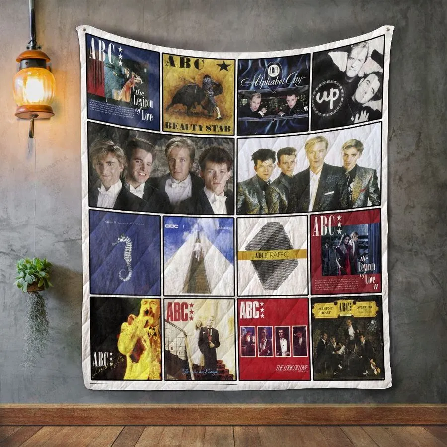 Abc Album Covers Quilt Blanket