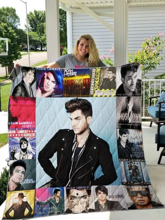 Adam Lambert 3D Customized Quilt Blanket