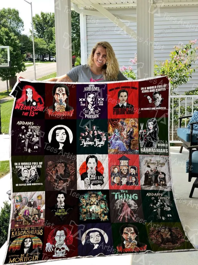 Addams Family Quilt Blanket L0420