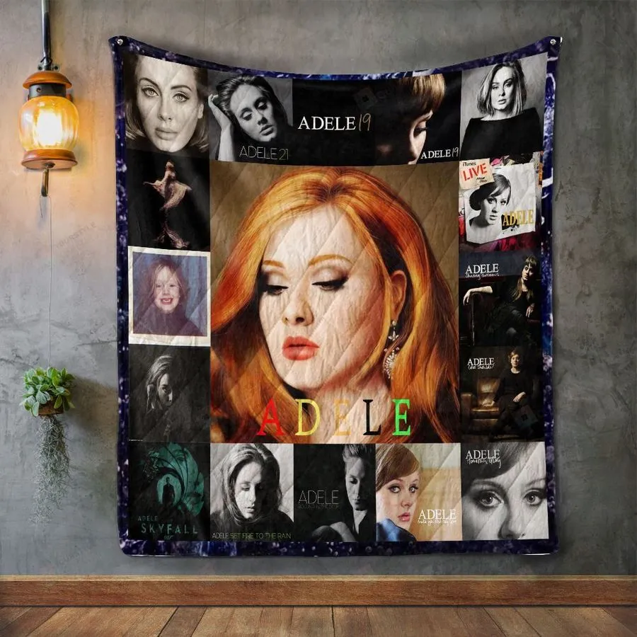 Adele Album Covers Quilt Blanket