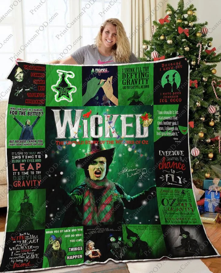 Adu &8211 Wicked Christmas Quilt Blanket