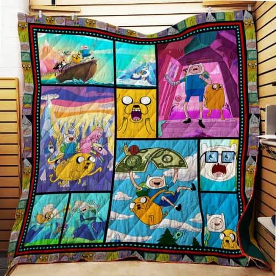 Adventure Time 3D Customized Quilt Blanket