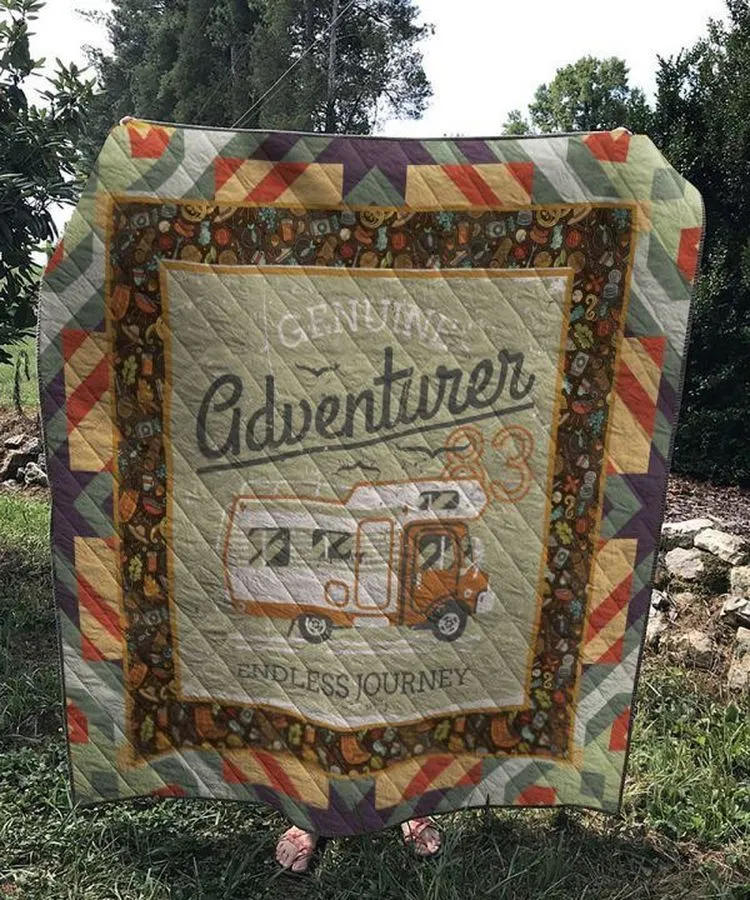 Adventurer Camping 3D Customized Quilt