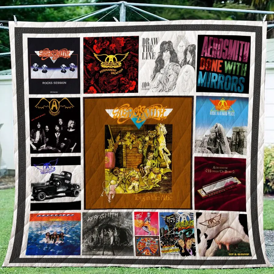 Aerosmith Albums Quilt Blanket