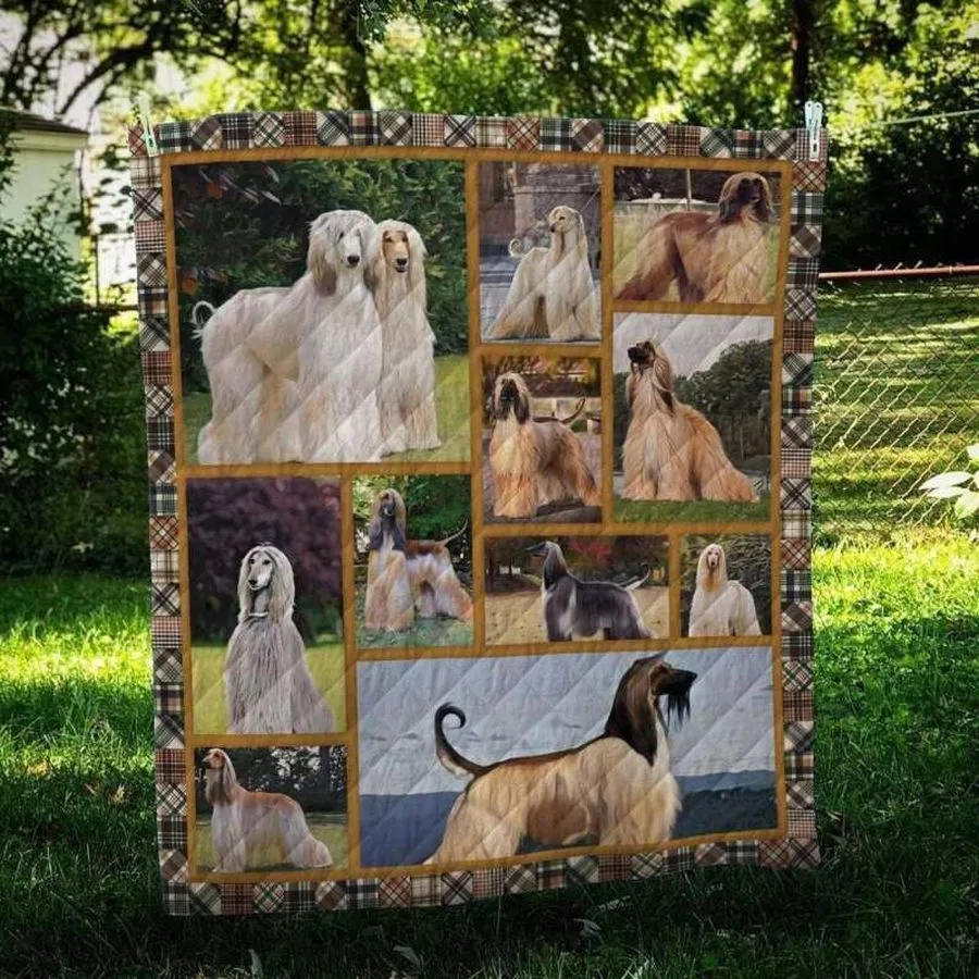 Afghan Hound Life 3D Customized Quilt