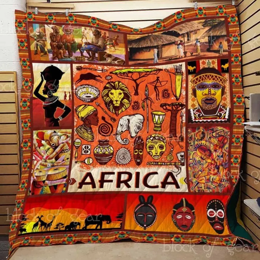 Africa Forever In My Heart 3D Customized Quilt
