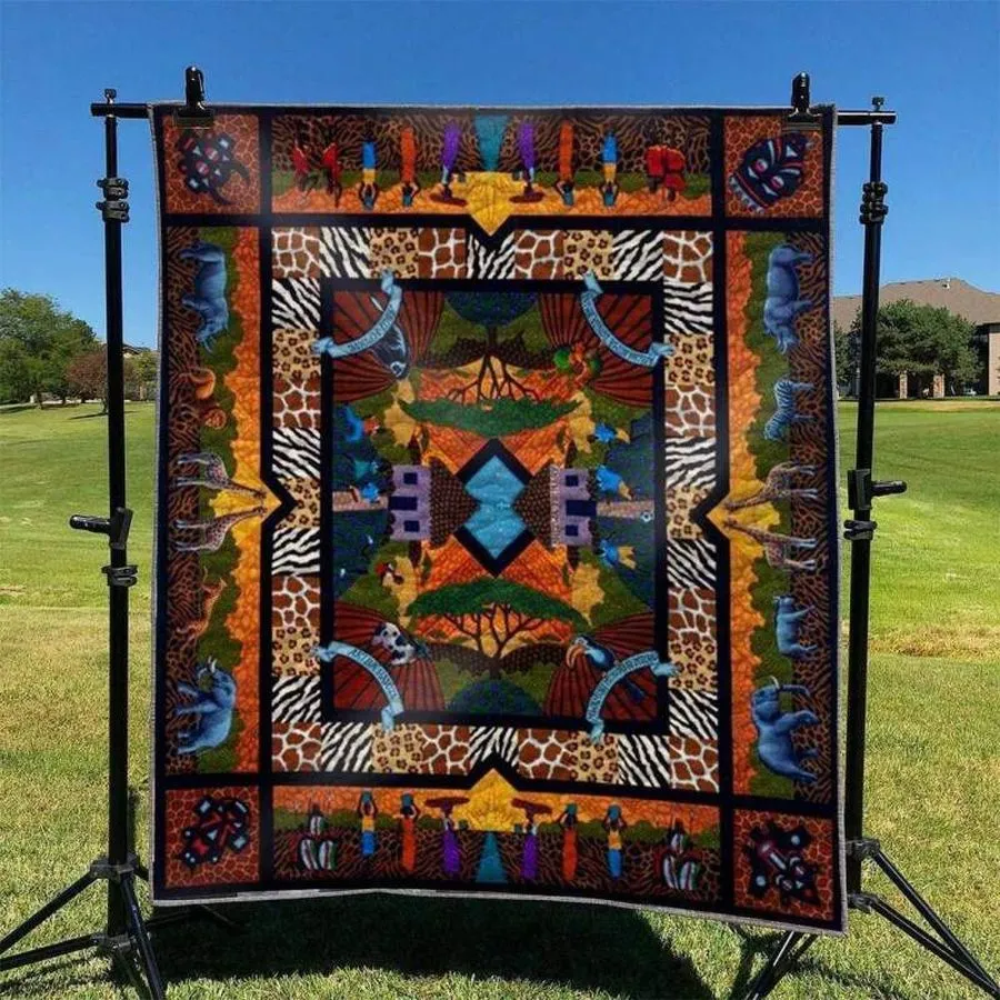 African 3D Customized Quilt