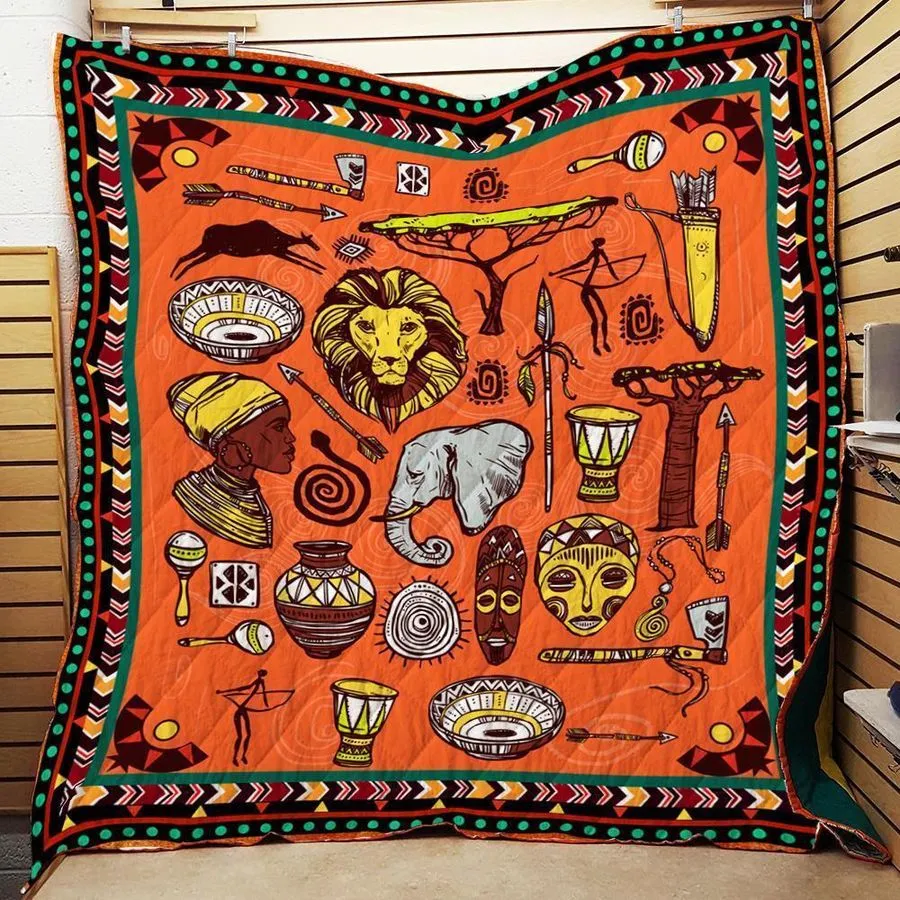 African Culture Customize Quilt Blanket