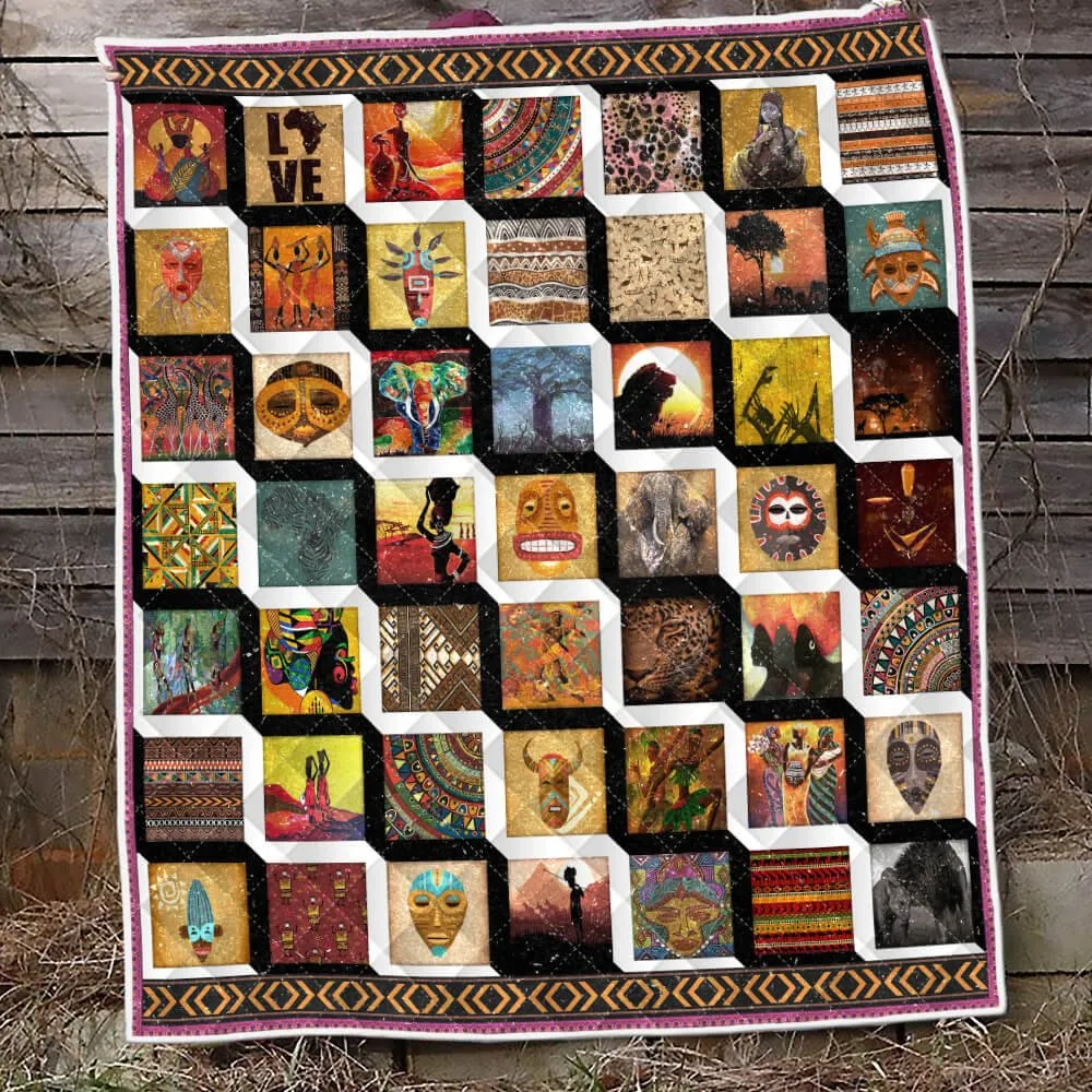 African Culture Quilt Blanket Ttv314q