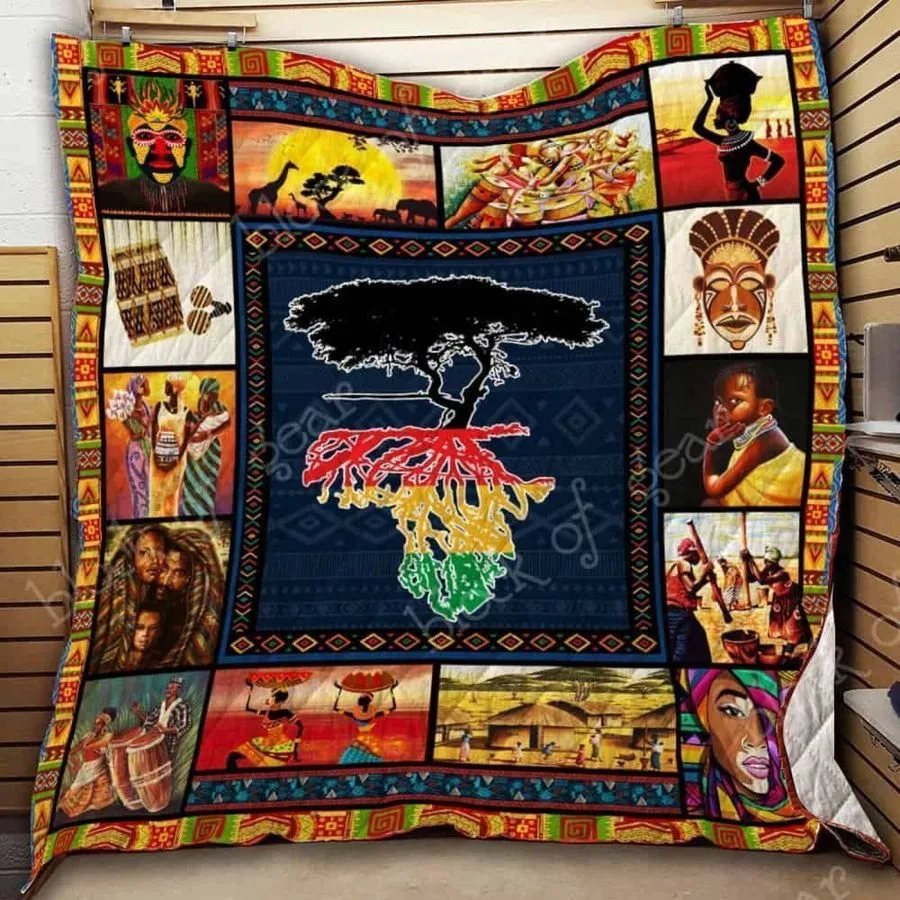 African Roots 3D Customized Quilt