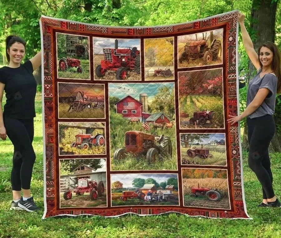 Agrimotor Famer Quilt Blanket Quilt Blanket Great Customized Blanket Gifts For Birthday Christmas Thanksgiving