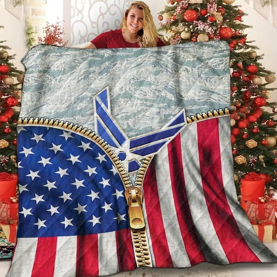 Air Force 3D Customized Quilt Yum Km