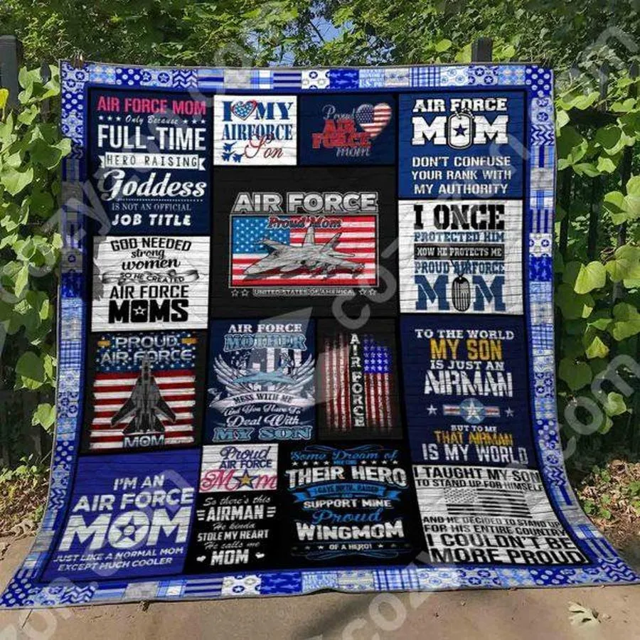 Air Force Mom Blanket Yct8 Dup