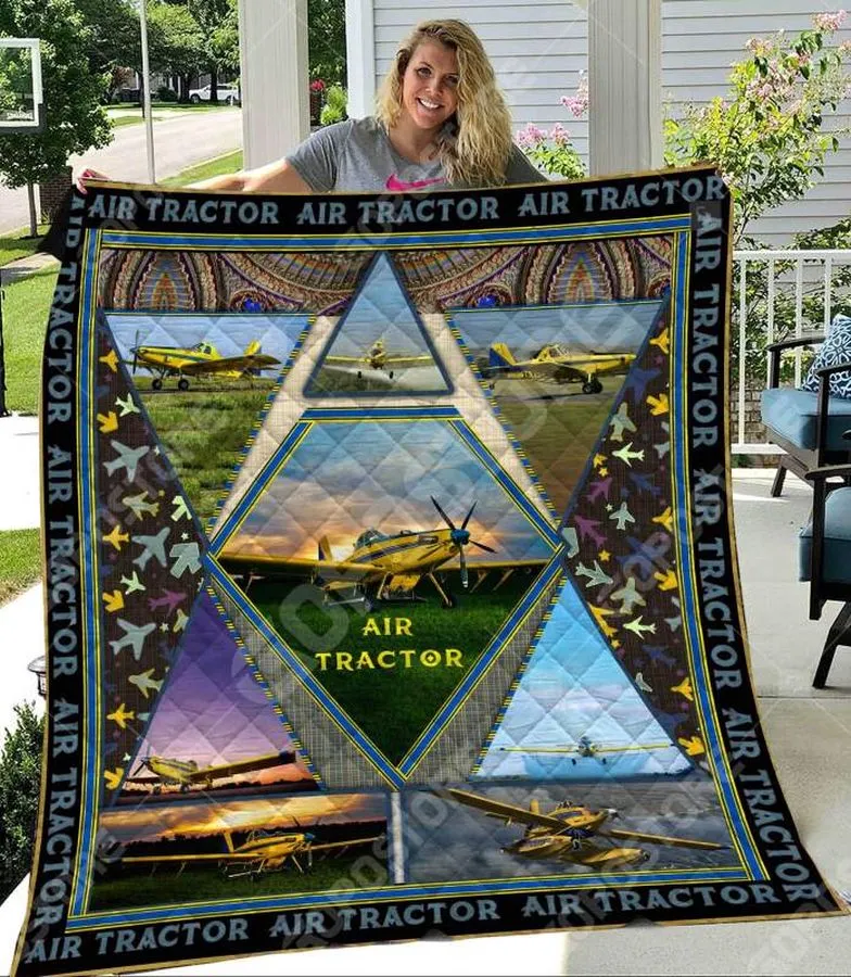 Air Tractor Collection Like 3D Customized Quilt Blanket