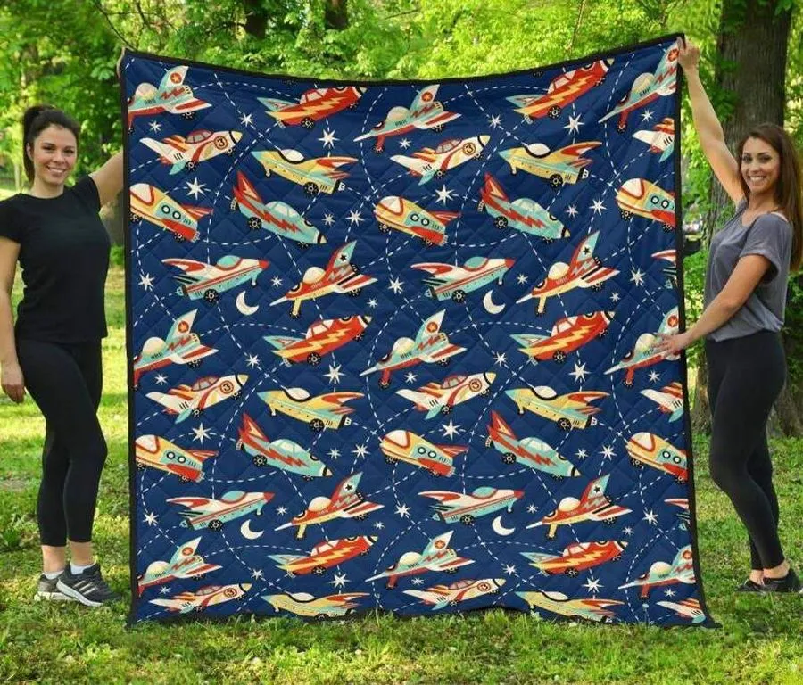 Airplane 3D Customized Quilt