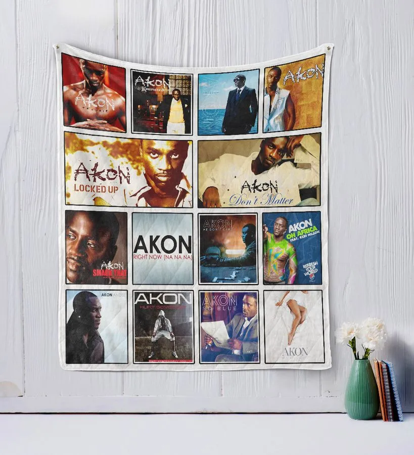 Akon Quilt Blanket