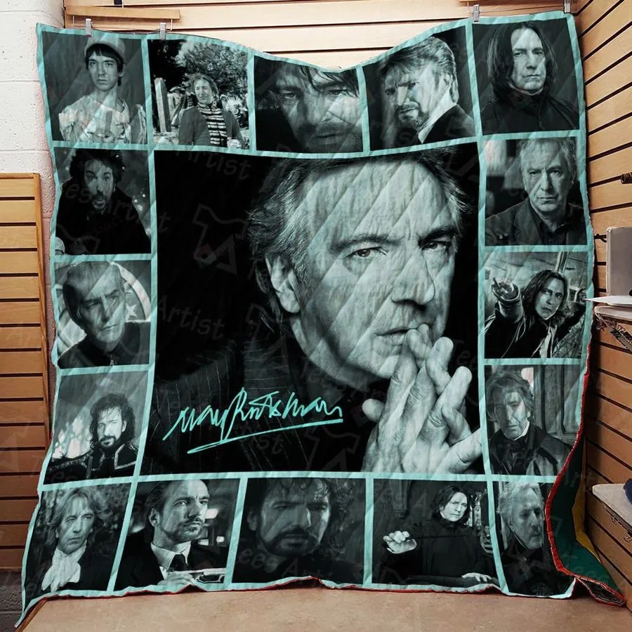 Alan Rickman Quilt Blanket