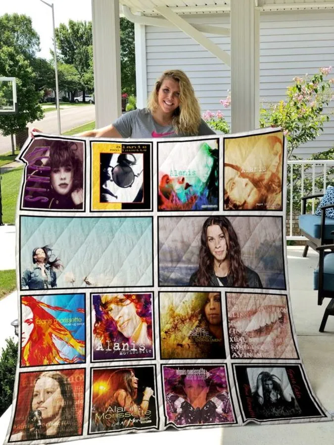 Alanis Morissette 3D Customized Quilt Blanket