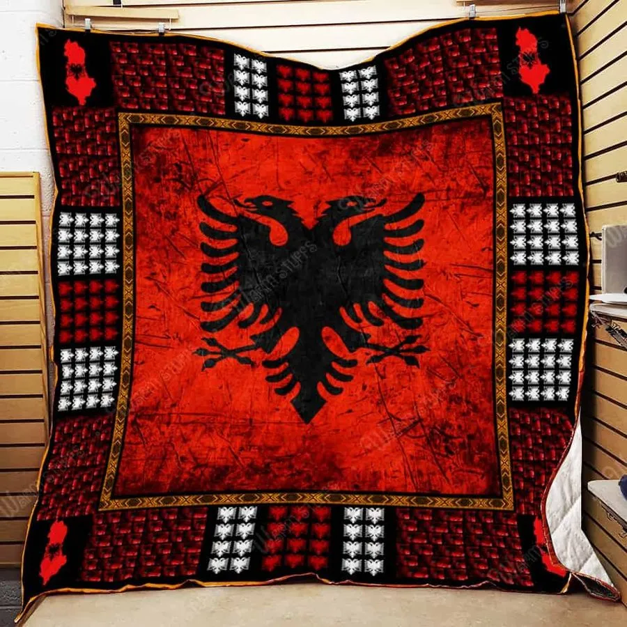 Albania Special 3D Customized Quilt Blanket